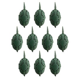 10 x Inline Clam shell Maggot Grub Feeder Fishing Feeders 15g or 30g (30)