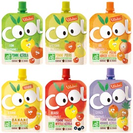 Mitoku Vitabio Organic Cool Fruit Set of 6 Types, 3.2 oz (90 g) x 6 Packs
