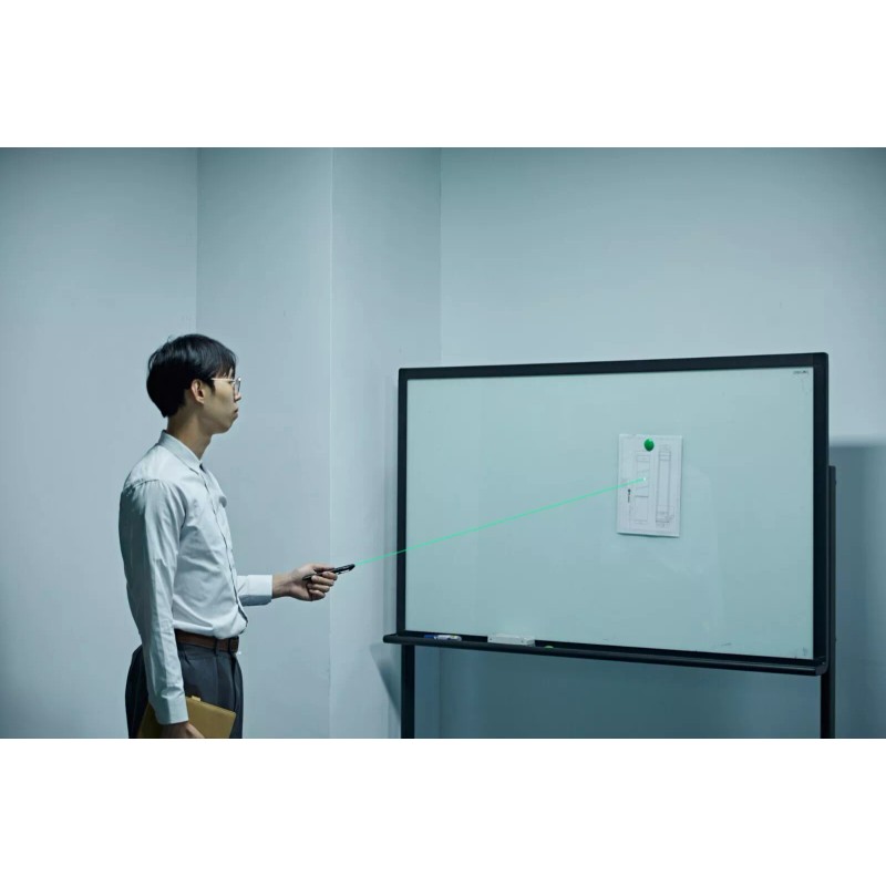 Olight Open Glow Blue Rechargeable Penlight, LED/Green Laser, 120 Lu,