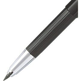 rOtring 6 x 300 2.0mm Mechanical Pencil Refillable with Sharpener Under Cap Black