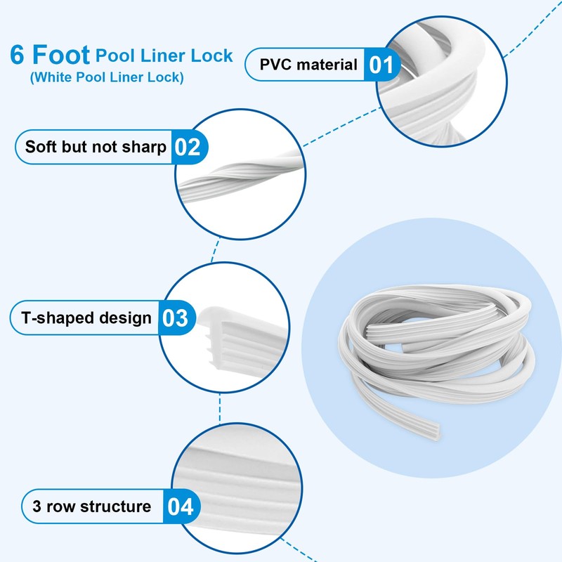 superlin New Premium Quality 6 Feet Liner Lock In Ground