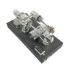 NIKOLATOY Mirror Polished Stirling Engine with Voltmeter & USB Plug