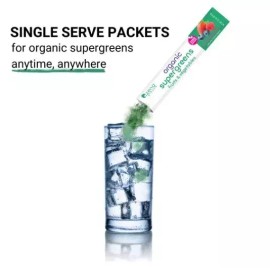 Zena Organic Super Greens Fruits & Vegetables Single Packs 10 Count Made in USA!