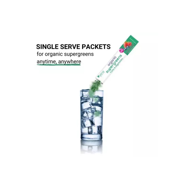 Zena Organic Super Greens Fruits & Vegetables Single Packs 10