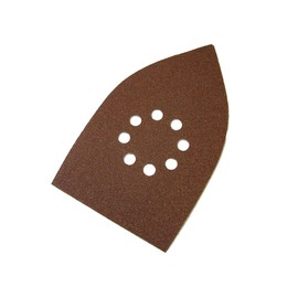 Faithfull AOMULTIA Assorted Multi-Sander Sheets Hook and Loop - Red Assorted (Pack of 5)