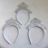Nocwpsi 1Pc Shiny Headband Rhinestone Sparkling Birthday Headband Crowns,Pattern B