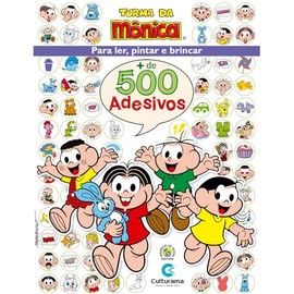 500 stickers Turma da Mônica
