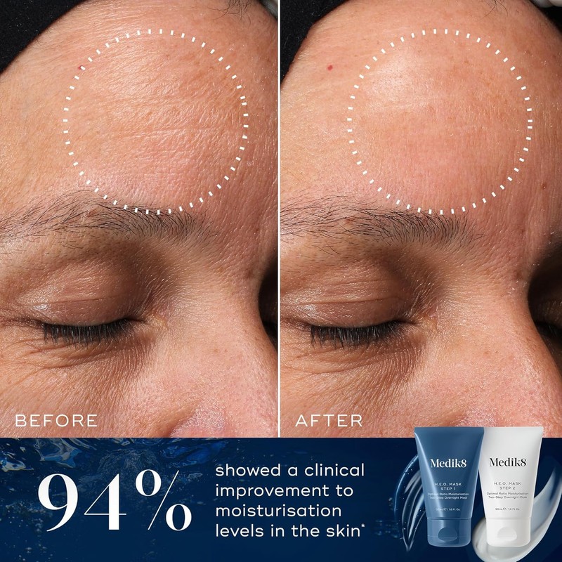 Medik8 H.E.O Mask - Optimal Ratio Moisturisation Two-Step Overnight Hydrating