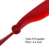MECCANIXITY 1045 Propellers CW CCW 10x4.5 Prop 2-Vane Fixed-Wing Red