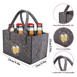 Lustige Geschenke für Männer,Männerhandtasche Bier Geschenke für Männer Geburtstag Mann Bruder Ostern Grill,1 Stück Bierträger BiertascheHerrenhandtasche mit 1 Stück Biergürtel Biergürtelhalter.