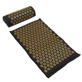Hemoton 2pcs Yoga Massage Mat Acupoint Massage Cushion Pillow Lightweight Washable Portable Design for Full Body Muscle Relief Materials for Home Travel