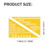 Generic Scuba Tank Visual Inspection Sticker 5×7 Inch Scuba Visual