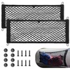 RED WOLF 2 Pcs Universal Elastic Mesh Netting Car Pouch
