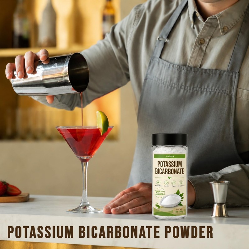 Potassium Bicarbonate 11Oz - 100% Pure Potassium Bicarbonate Powder for