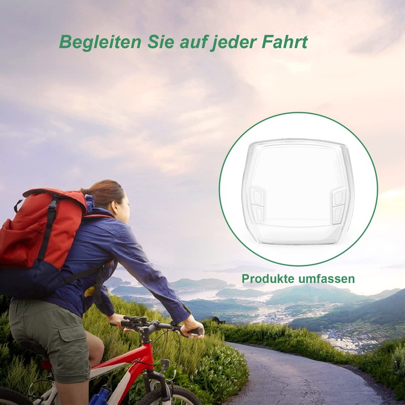 EFEALL Transparent Protective Case for Bosch Intuvia Bicycle Computer Transparent