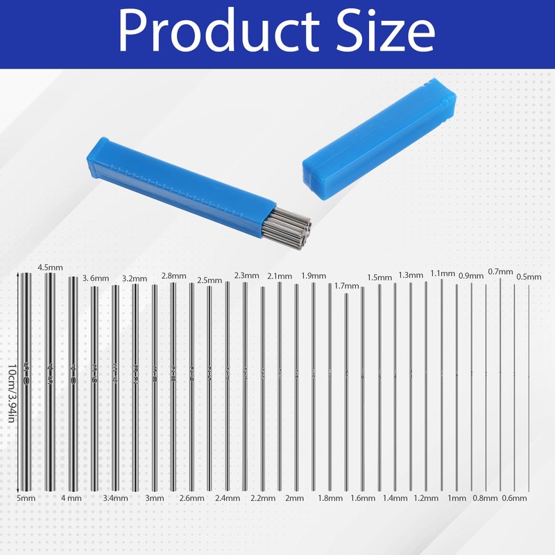 30 Size Mandrels Stainless Steel Ring Mandrel Mandrel Dowels Jewelry
