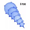 Compraymas Tapas De Silicon Cocina Garrafon Reutilizables Flexibles 6pz