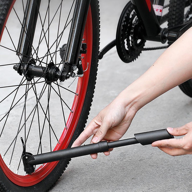 Alnicov Mini Bike Pump Portable Hand Pump with Bracket Compatible