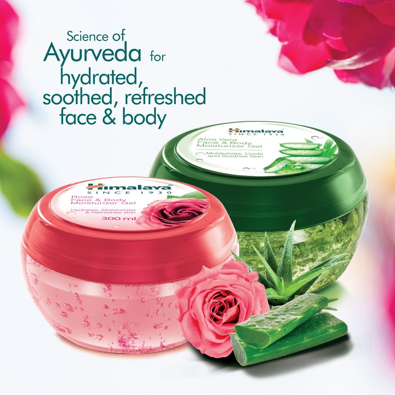 Himalaya Since 1930 Rose & Body Moisturiser Gel 300 ml