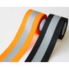 JINBING Sew On Silver Reflective Tape for Clothing Safety Fabric