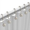 Popular Bath Ball Nickel Metal Shower Curtain Hooks Slips Through