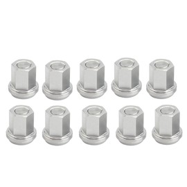 GGTE Group 31 Battery Stainless Steel Closed Nut, Battery Nuts for Standard 3/8" 6015-010 Stud 10Pcs