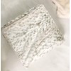 Luxury Faux Fur Oversized Throw Blanket with Plush Velvet Reverse,