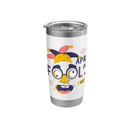 Happy April Fool's Day Shirt April Fools Day 2025 Joke Funny Stainless Steel Insulated Tumbler