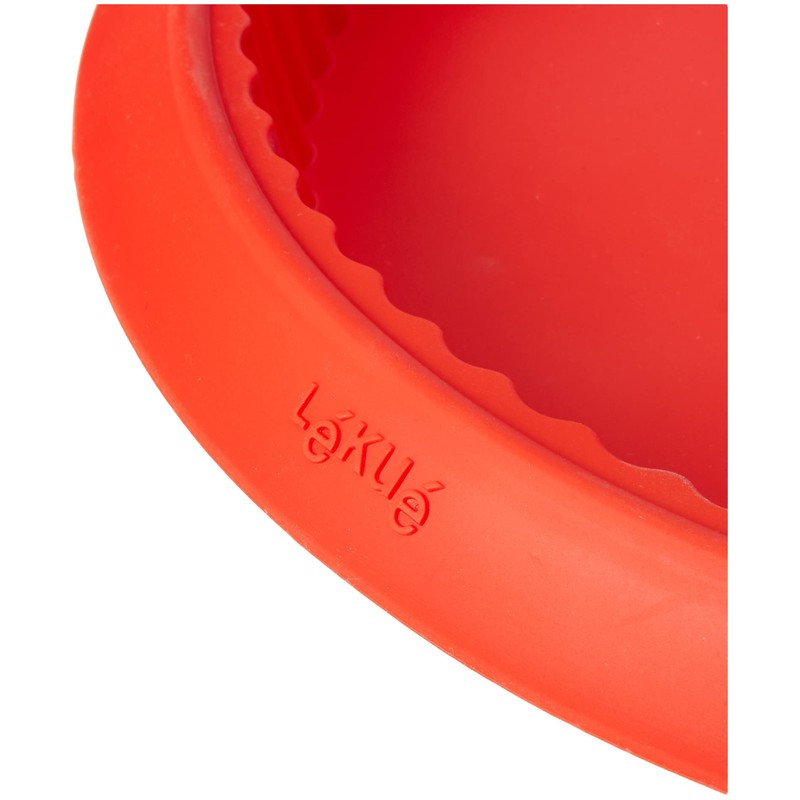 Lékué Quiche-Form, Silikon, rot, 28 cm