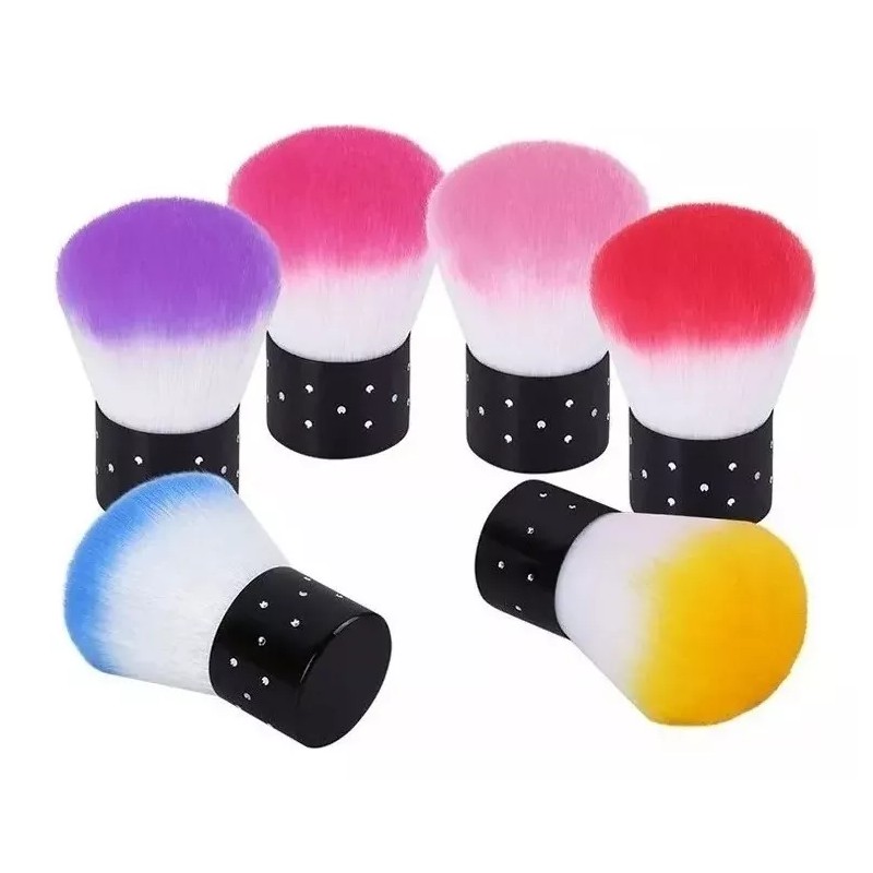 Mafab 2 Piezas Brocha Rubor Sombra Limpia Uñas Polvo Multiusos