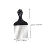 Healvian 6Pcs Afro Combs with Fist Handle Steel Combs for