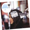 Baluue 6pcs Hair Highlighting Kit Disposable Hair Dyeing Caps with