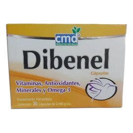 Dibenel Cmd Multivitaminico Antioxidantes Omega Con 30 Cáps                                                                                           
