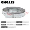 CNQLIS 32ft Galvanized Perforated Strap Strapping, 1-3/8" Width Metal Strapping