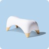 TUSHY Ottoman - Color: Brushed Nickel, Size: Original