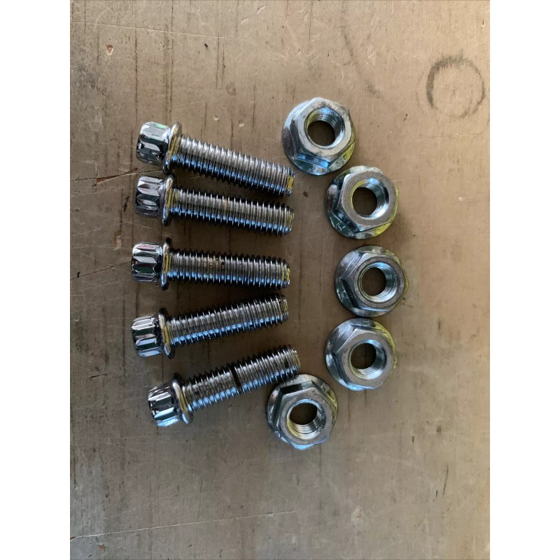 H.R.E. Assembly Wheel M8 X 125 3piece Wheel Chrome Bolts