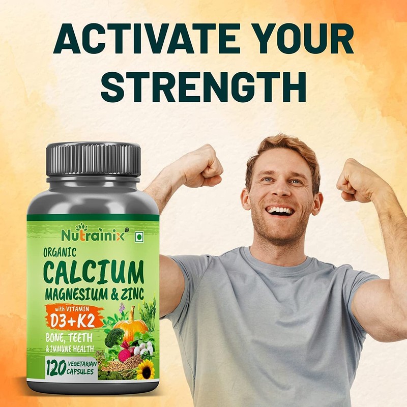 SENTA SENTA Plant Based Organic Calcium, Magnesium, Zinc, D3 &
