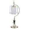 Ore International 715G-A Table Lamp with Crystal-Inspired Shade, 27" H,