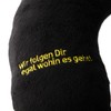 Borussia Dortmund Unisex BVB nakkepude Neck Pillow, Black/Yellow, 34 x