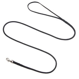 Mendota Pet Petite Snap Leash (Nylon) - Dog Lead - Made in The USA - Black, 1/8 in x 36 in (Fine)