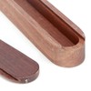 Portable Travel Reusable Wooden Chopsticks Box Spoon Storage Case Container