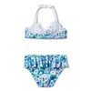 Janie and Jack Girls' Floral Two Piece Swimsuit (Toddler/Little Big