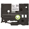 Brother TZe-FX251 Labelling Tape Cassette, Black on White, 24mm (W)