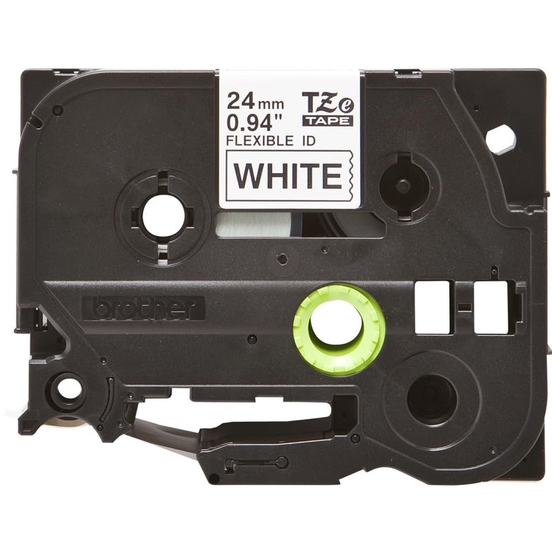 Brother TZe-FX251 Labelling Tape Cassette, Black on White, 24mm (W)