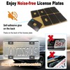 RCKJNJ Thin Blue Line License Plate Frames - Aluminum American