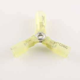 12-10 Ga. Heat-Shrink 3-Way Terminals - (Pack of 5)