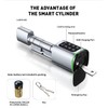 Smart Fully Digital Life Smart Cylinder Lock, Aluminum Brass Low