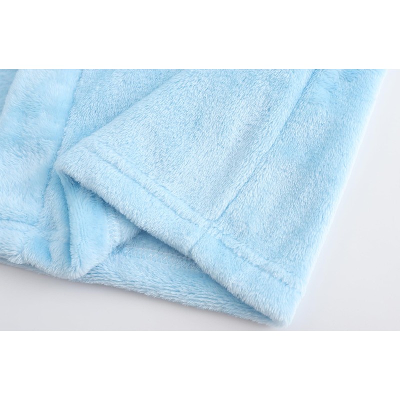 Childlike Me Girls Fleece Hooded Robes Soft Plush Bathrobe for