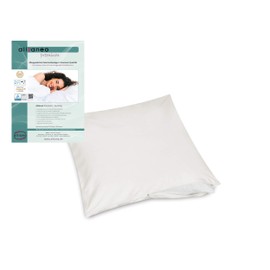 allsaneo Premium Allergy Sufferers Pillowcase 40 x 40 cm Allergy Bed Linen Extra Soft and Lightweight Anti Mite Encasing Anti-Mite Protection Allergy Proof Intermediate Cover TÜV Tested