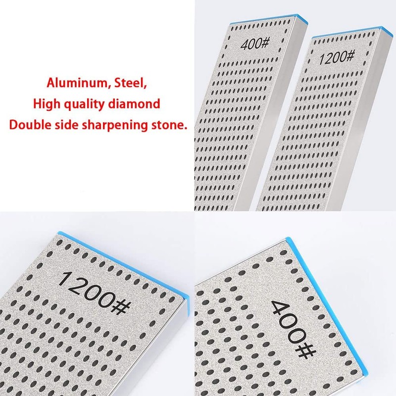 Diamond Flattening Stone Lapping Plate Double-Sided (400&1200) Grit Diamond Sharpening